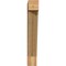 Ekena Millwork Traditional Block Rough Sawn Bracket, Western Red Cedar, 6"W x 28"D x 40"H BKT06X28X40TRA05RWR - alternate 2